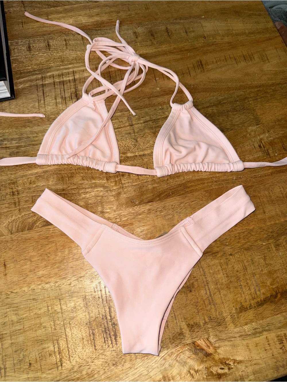 Montce Women’s Triangle Bikini Set - light Pink